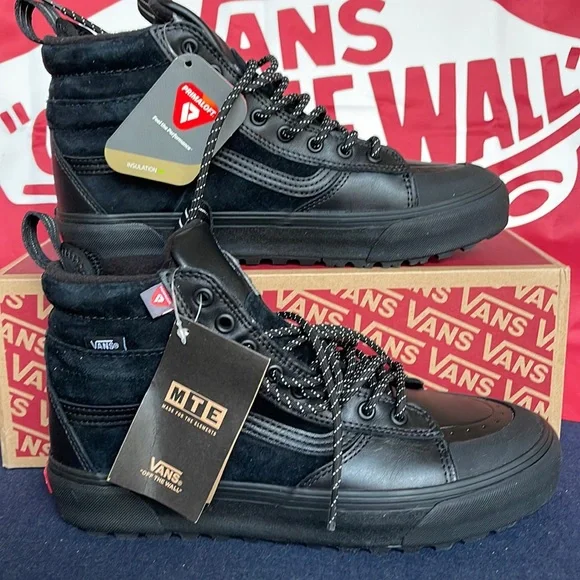 Vans | Shoes | Vans Mens Sk8hi Mte2blackblackvn007nkbkaboots  display picture 1